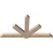 Ekena Millwork Kennewick Smooth Timber Gable Bracket, Douglas Fir, 72"W x 39"H x 3 1/2"D x 5 1/2"F, 13/12 Pitch GBW072X39X0406KEN00SDF - alternate 2